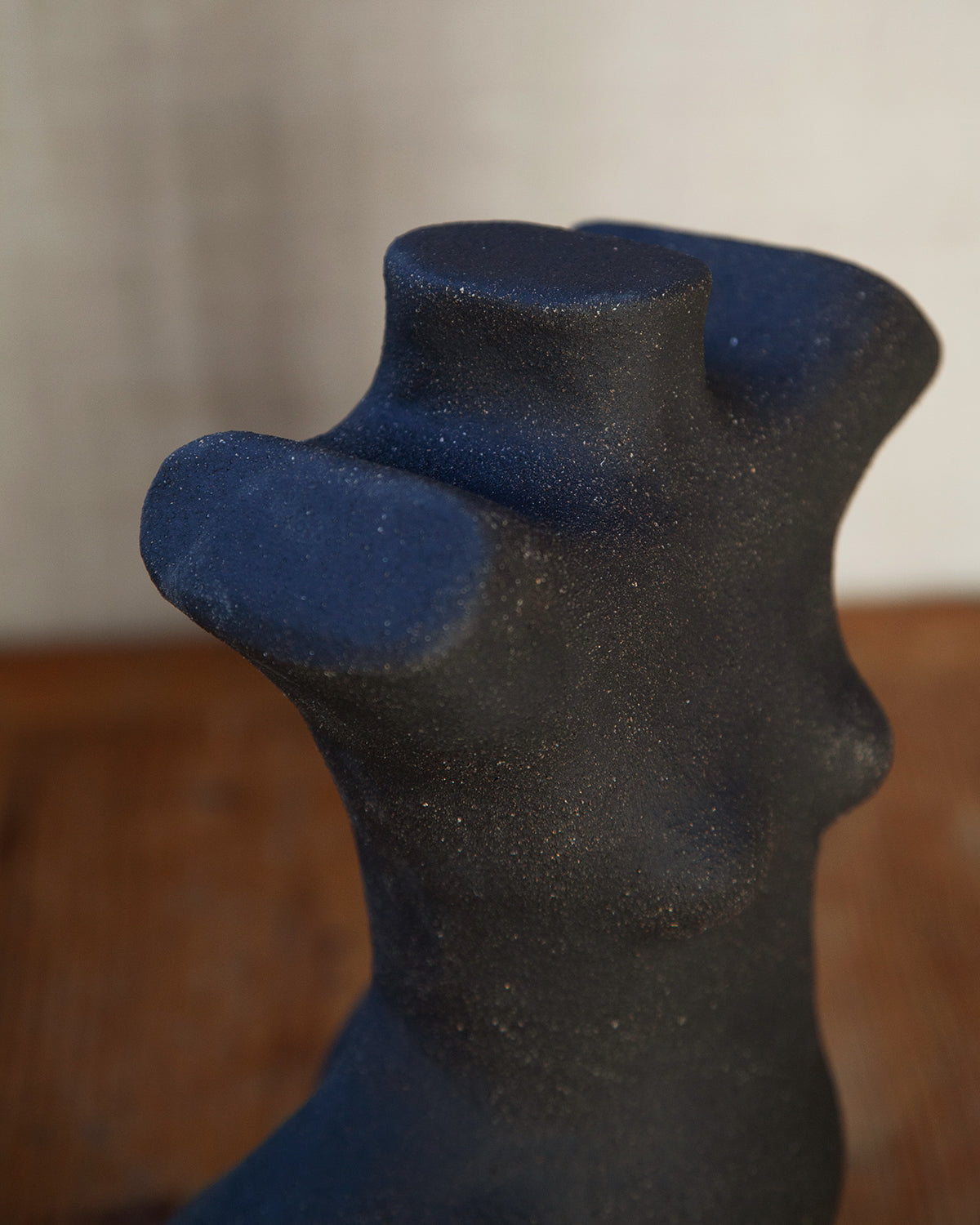 Venus Figure Sculpture #1, Black clay