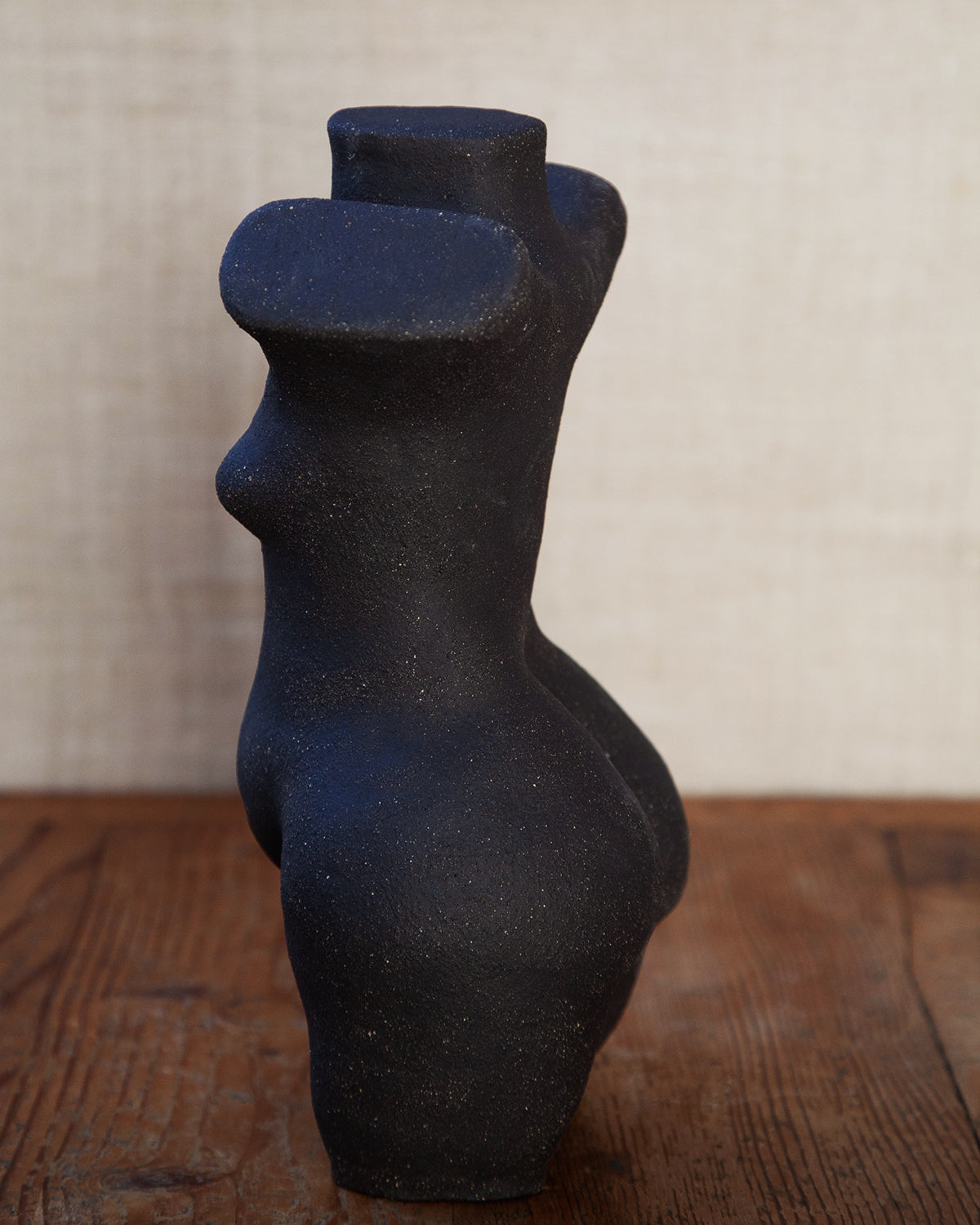 Venus Figure Sculpture #1, Black clay