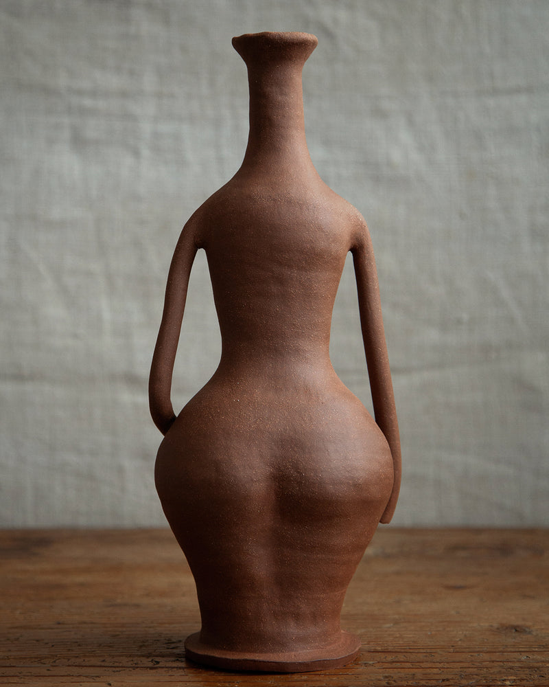 Gaia Vessel, in red stoneware, no.1