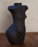 Venus Figure Sculpture #1, Black clay