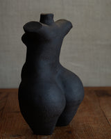 Venus Figure Sculpture #2, Black clay